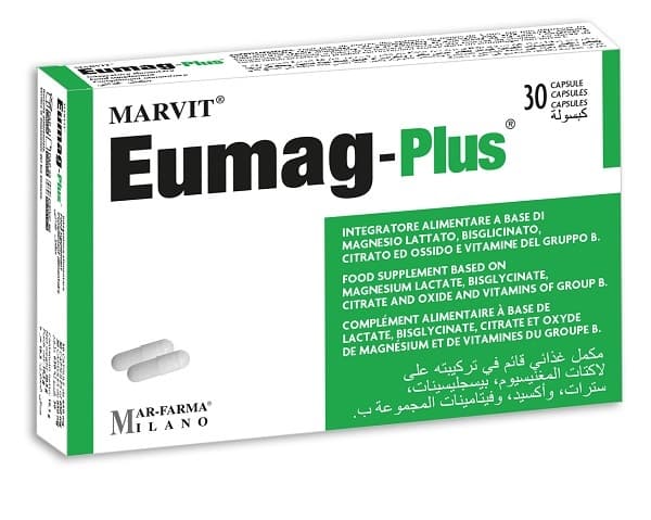Eumag plus 30 capsule