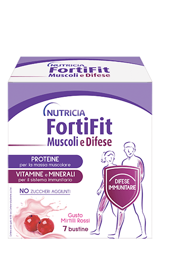 Fortifit muscoli&amp;difese mirtillo rosso 7 bustine