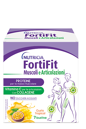 Fortifit Muscoli e Articolazioni Integratore Gusto Tropical 7 Bustine