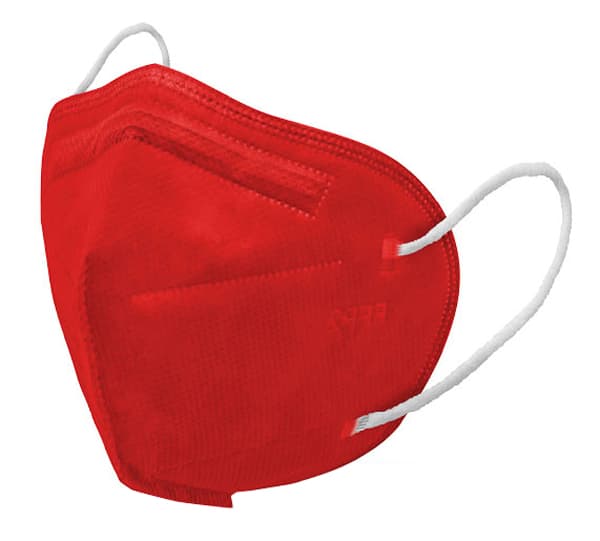 Futura semimascherina ffp2 small rosso 10 pezzi