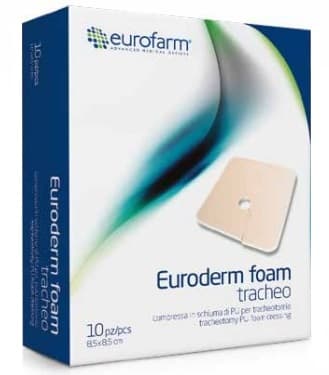 Euroderm foam trach.8,5x8,5