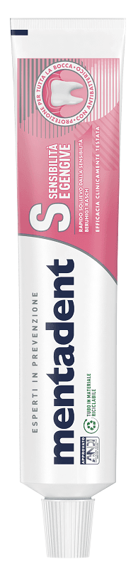 Sensitive By Mentadent Dentifricio Protezione Sensibilità 75 ml