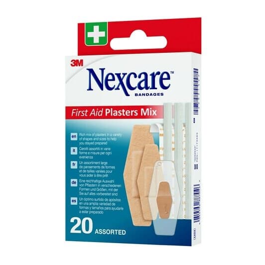 Cerotto nexcare kit first aid assortimento 20 pezzi
