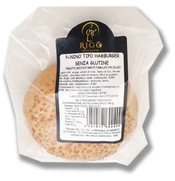 Rigo' Panino Tipo Hamburger 100 G