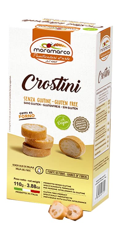 Crostini classici 6x25 g - crostini di pane tostato monoporzione