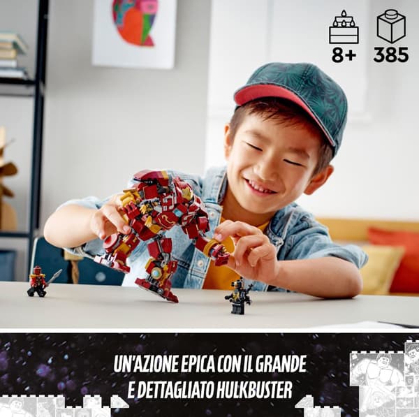 Lego super heroes marvel hulkbuster la battaglia di wakanda