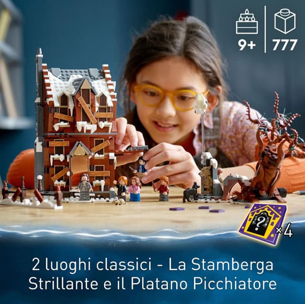 Lego harry potter la stamberga strillante e il platano picchiatore