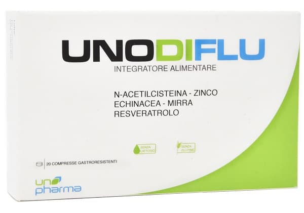 UNODIFLU 20 Cpr