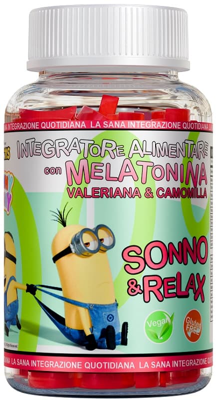 Integra Mummy Gummy - Sonno & Relax con Melatonina Integratore Minions, 60 Gommose