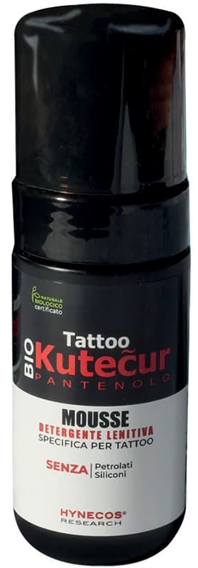Kutecur Tattoo Mousse Detergente Lenitivo per Tatuaggi 100 ml