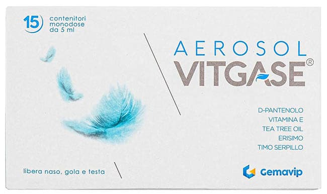 Vitgase aerosol 15 flaconcini 25 ml