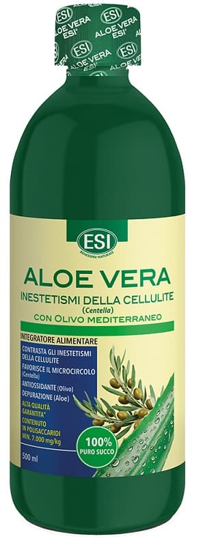 Esi Aloe Vera Succo Con Olivo Cellulite 500 Ml