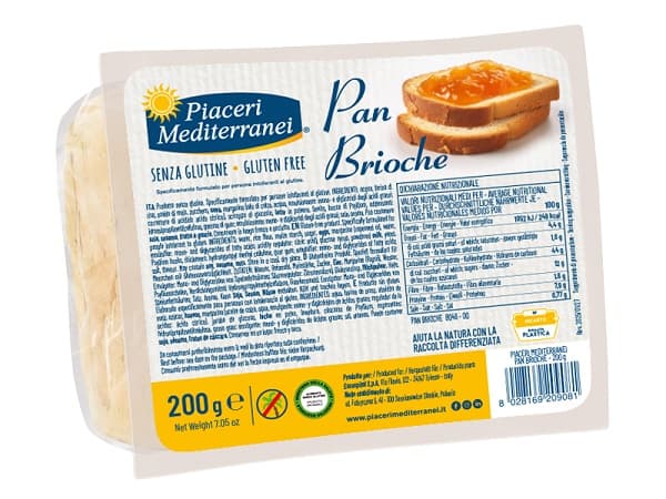 Piaceri Mediterranei Pan Brioche 200 G