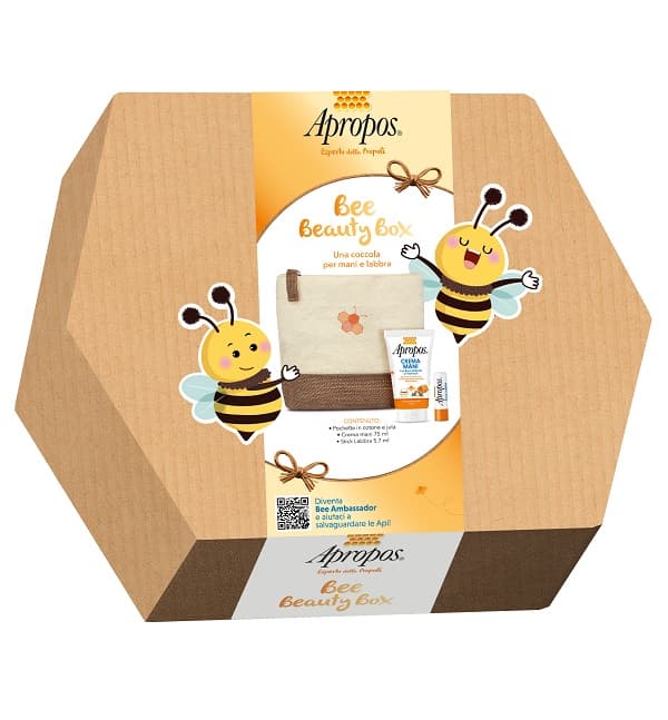 Apropos Bee Beauty Box 2025 1 Crema Mani 75 Ml + 1 Stick Labbra