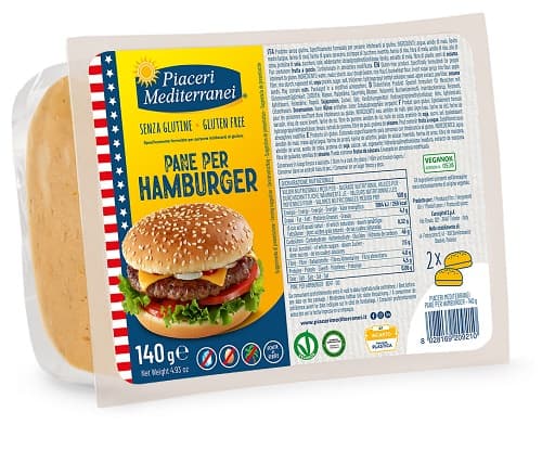 Piaceri Mediterranei Pane Hamburger 140 G