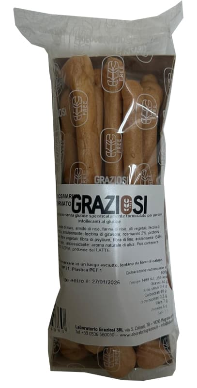 Grissini Al Rosmarino 120 G