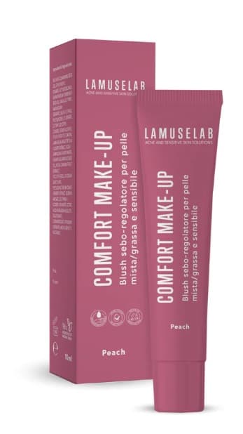 LAMUSELAB Comfort Make-Up Blush Pescato Scuro Sebo-regolatore Per Pelle Mista Grassa e Sensibile 10 ml