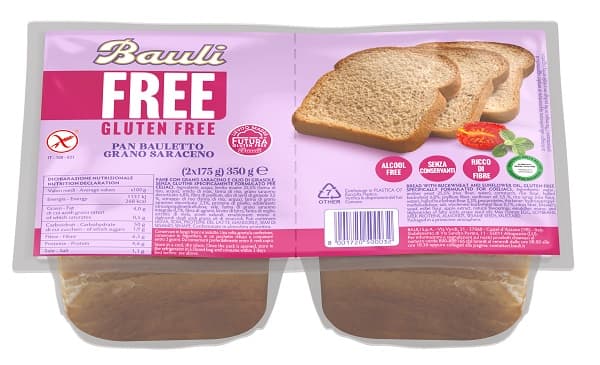 Bauli Free Pan Bauletto Grano Saraceno 350 G