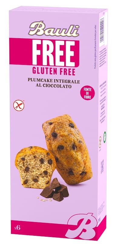 Bauli Free Plumcake Integrale Cioccolato 6 Pezzi Da 35 G
