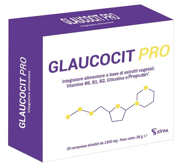 Glaucocit Pro 20 Compresse Divisibili Da 1300 Mg