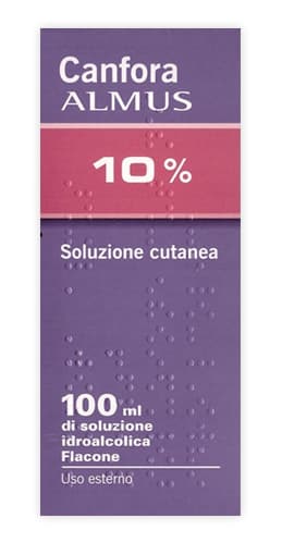 Canfora Almus 10% Soluzione Cutanea 100 ml