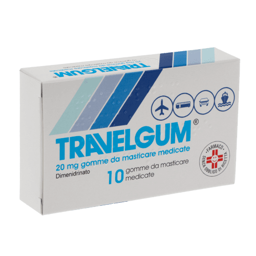 TRAVELGUM 10GOMME MAST 20MG