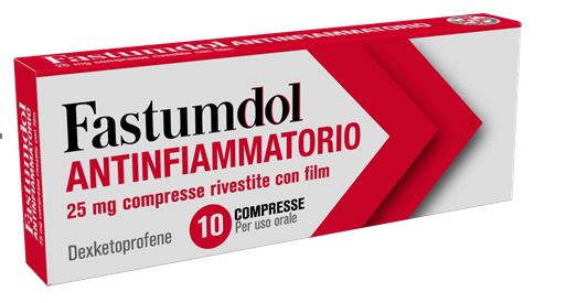 Fastumdol antinfiammatorio 10 compresse 25mg