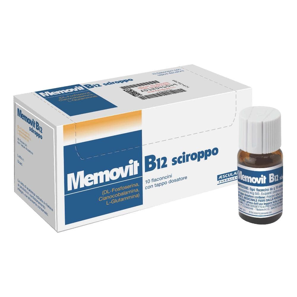 Memovit b12 10 flaconcini
