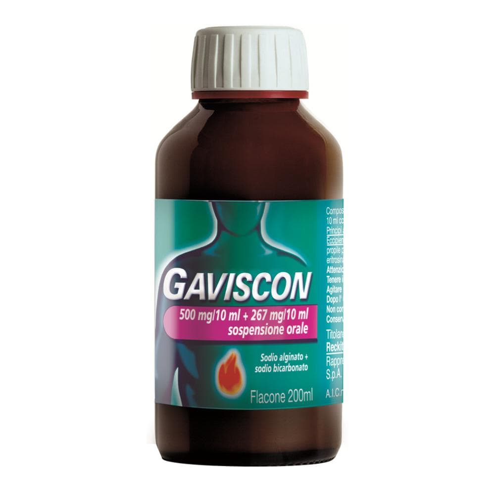 Gaviscon*os 500mg+267mg/10ml