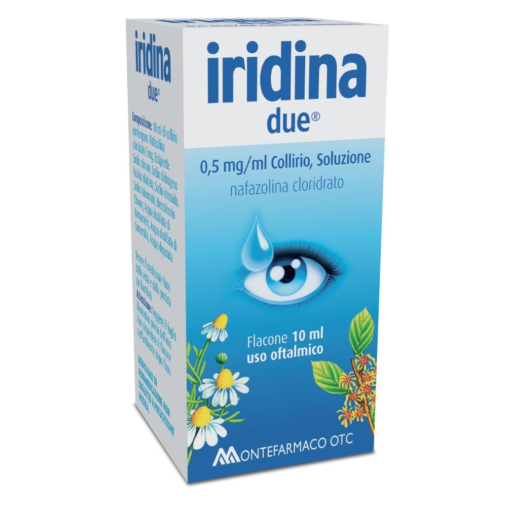 Iridina Due Collirio 0,5 mg/ml Nafazolina cloridrato 10 ml