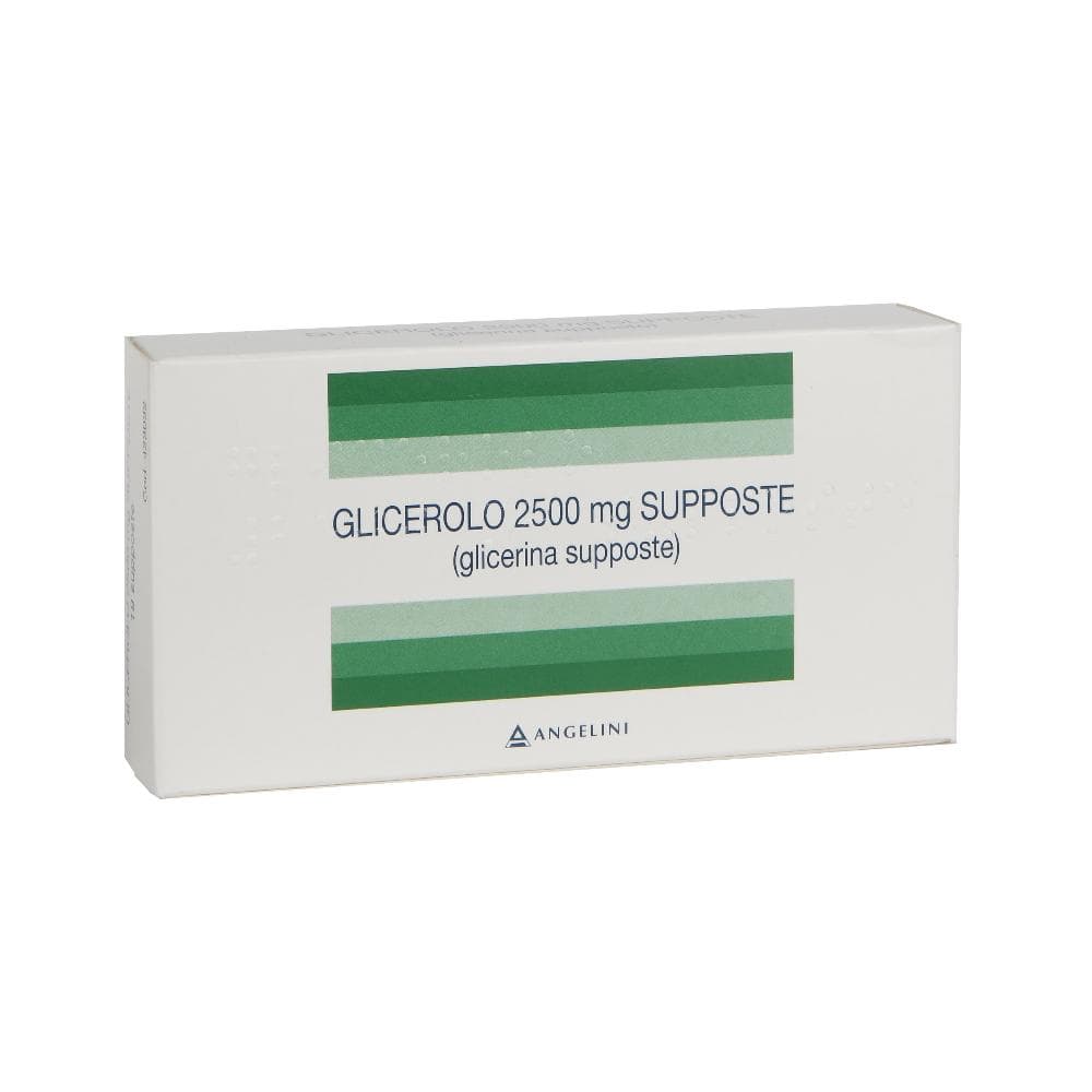 GLICEROLO ANG*AD 18SUPP 2500MG