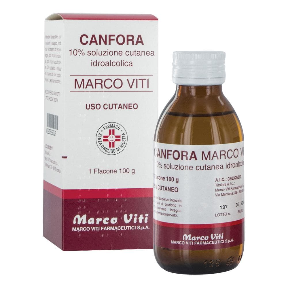 Canfora marco viti 10% soluzione cutanea