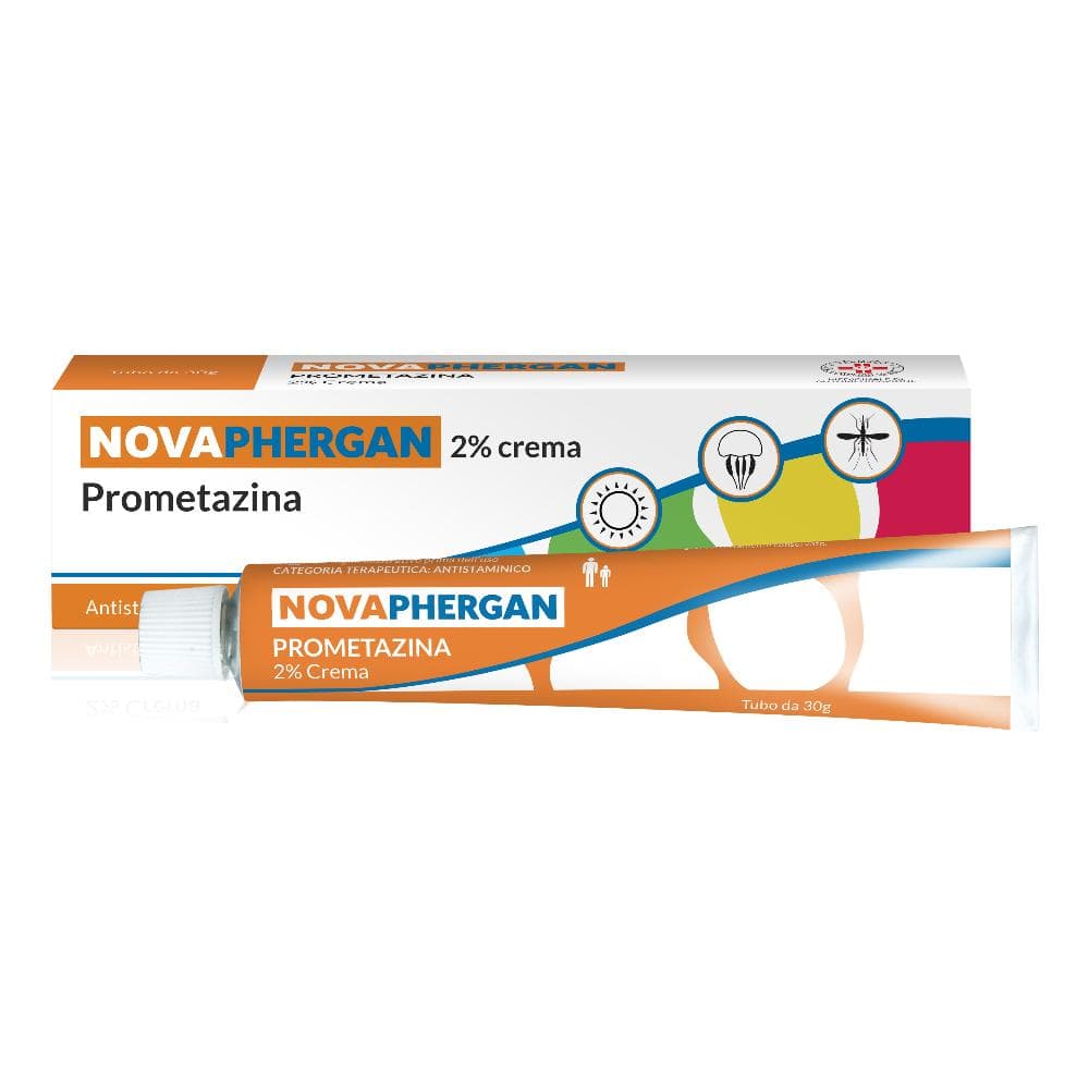 Novaphergan 2% Nova Argentia Crema Prometazina Antistaminico 30 g