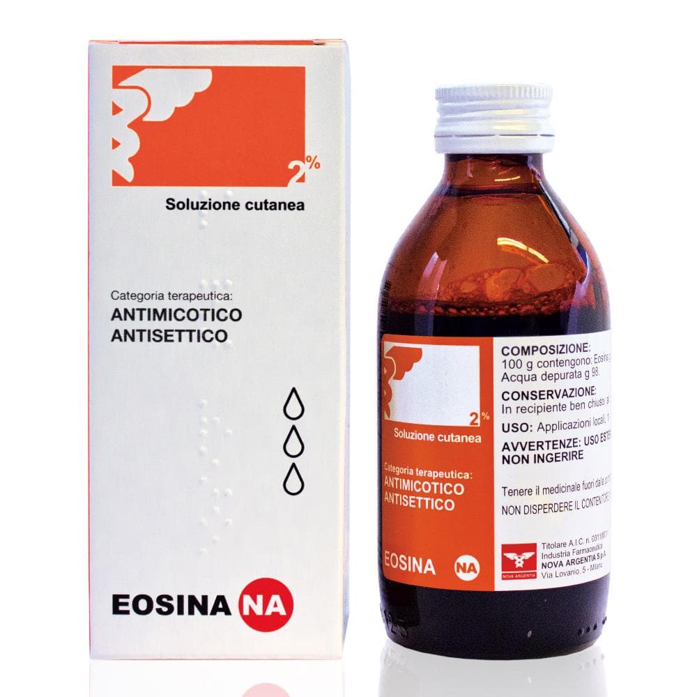 Eosina soluzione cutanea 2% 100g nova argentia