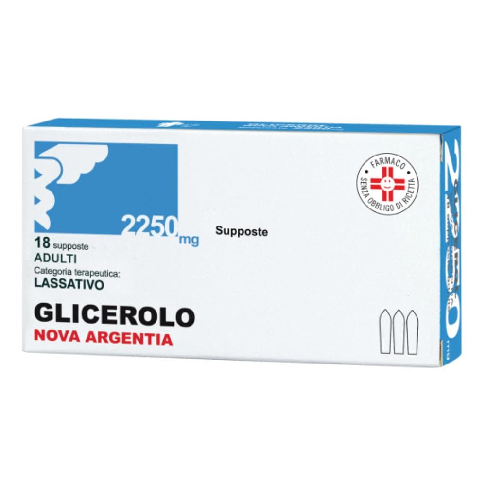 Glicerolo EG Adulti 2250mg 18 Supposte