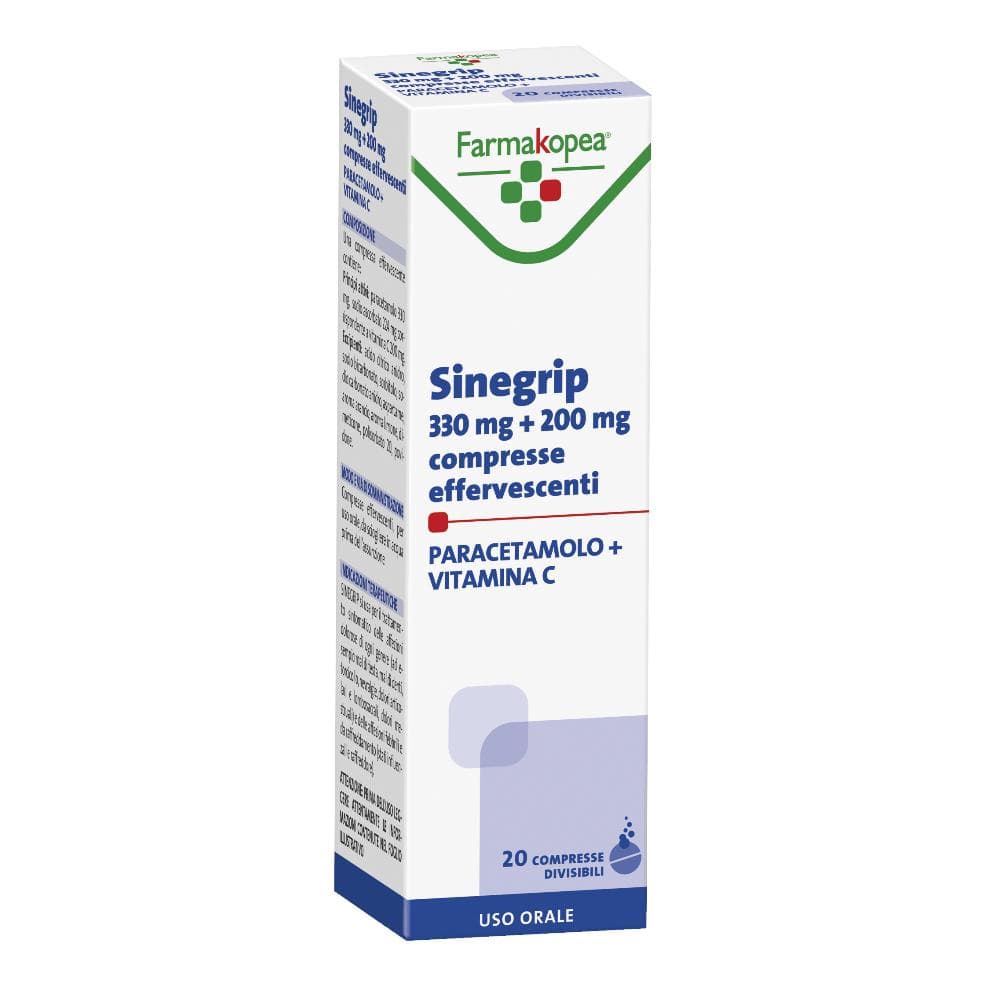 SINEGRIP*20CPR EFF 330MG+200MG