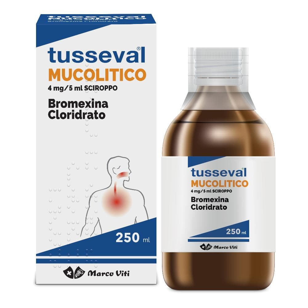 Tusseval MUCOLITICO Sciroppo Tosse 250 ml