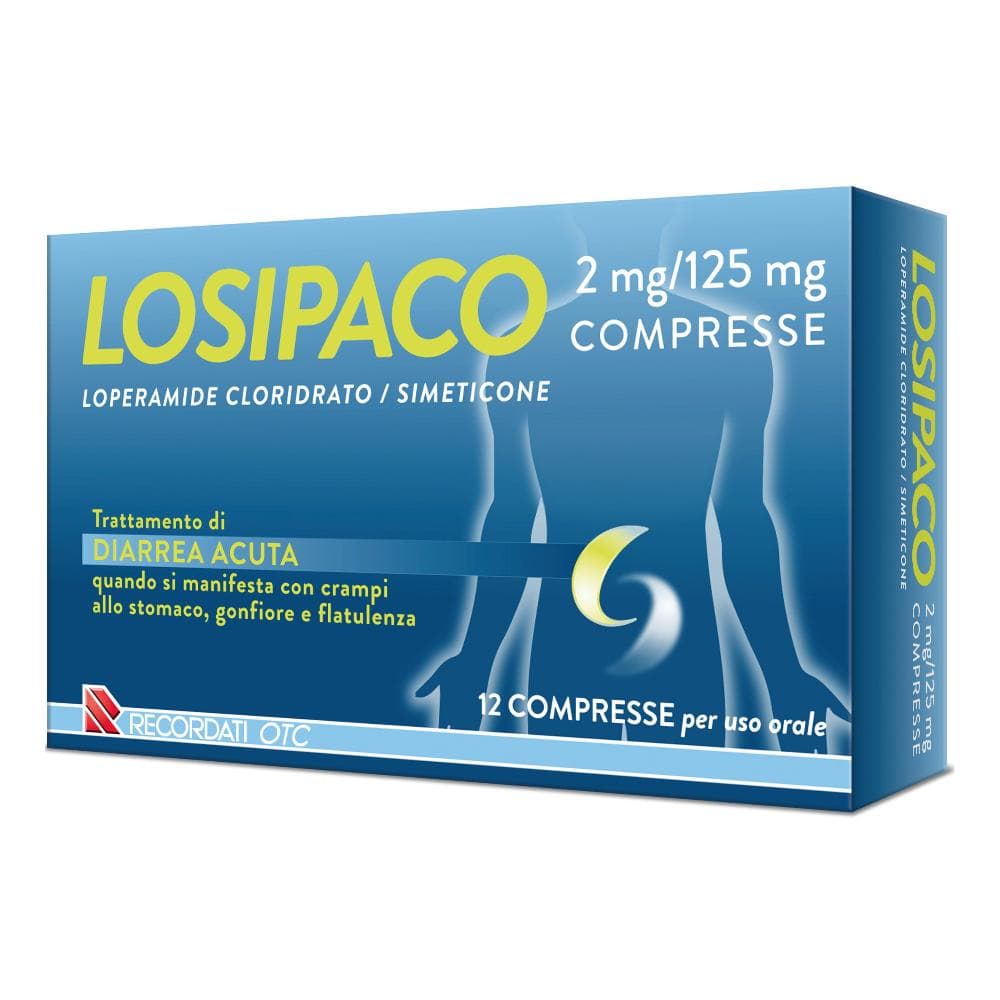 Losipaco 2 mg/125 mg compresse