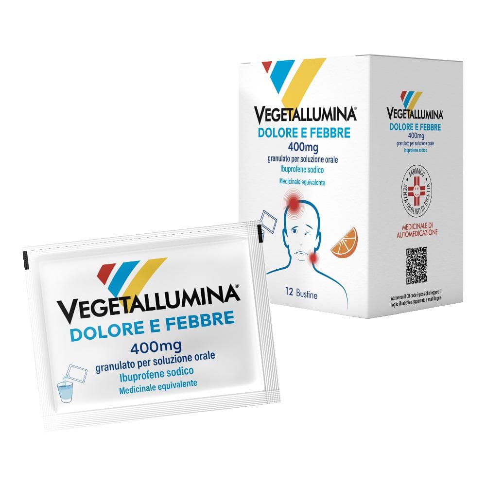 Vegetallumina dolore e febbre 400 mg granulato per soluzione orale