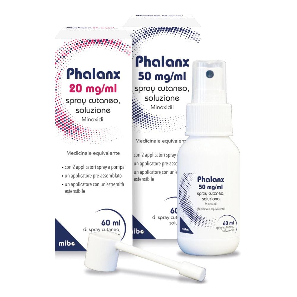 Phalanx Spray Anticaduta 50 mg/ml Alopecia – Minoxidil 3 Flaconi da 60 ml