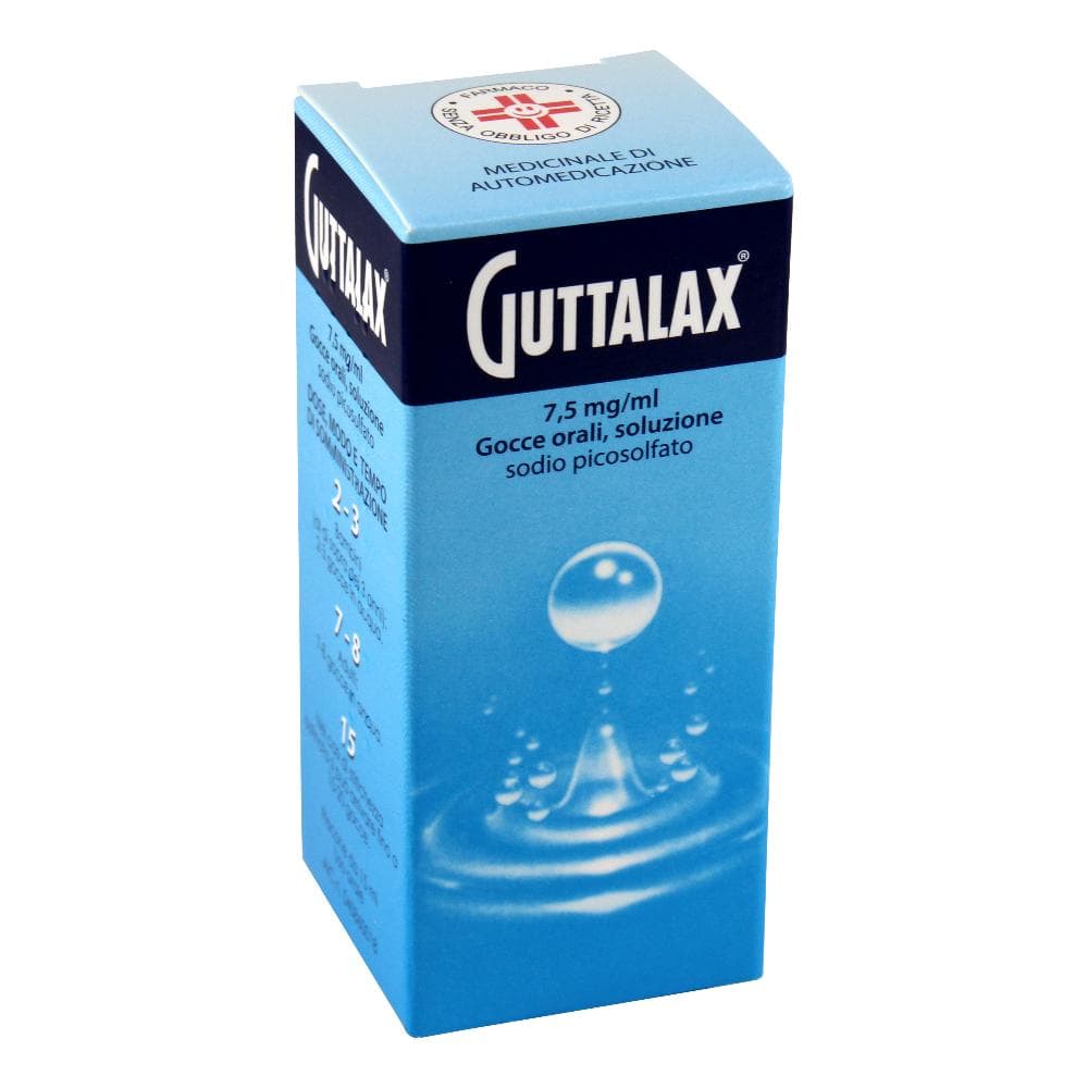 Guttalax 7,5 mg/ml gocce orali, soluzione