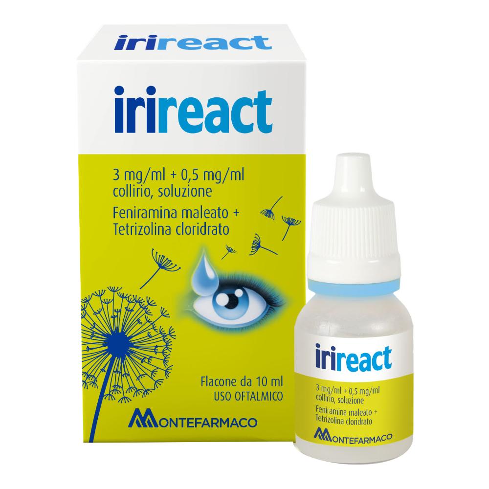 Irireact 3 mg/ml + 0,5 mg/ml collirio, soluzione