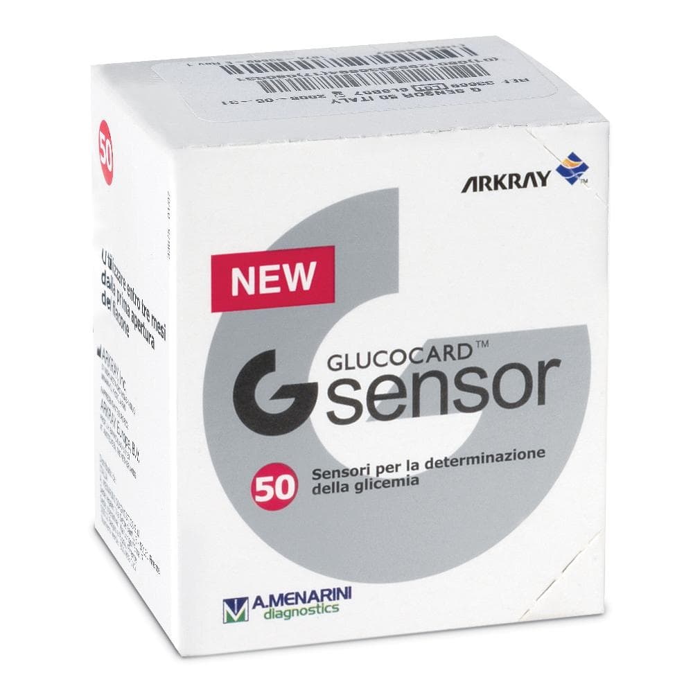 Strisce misurazione glicemia glucocard g sensor 50 pezzi