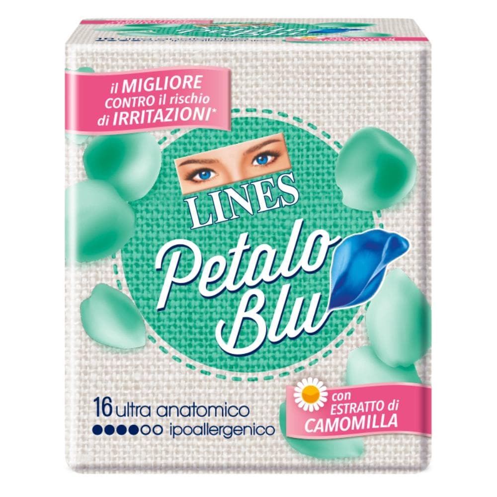Lines petalo blu anatomico 16 pezzi
