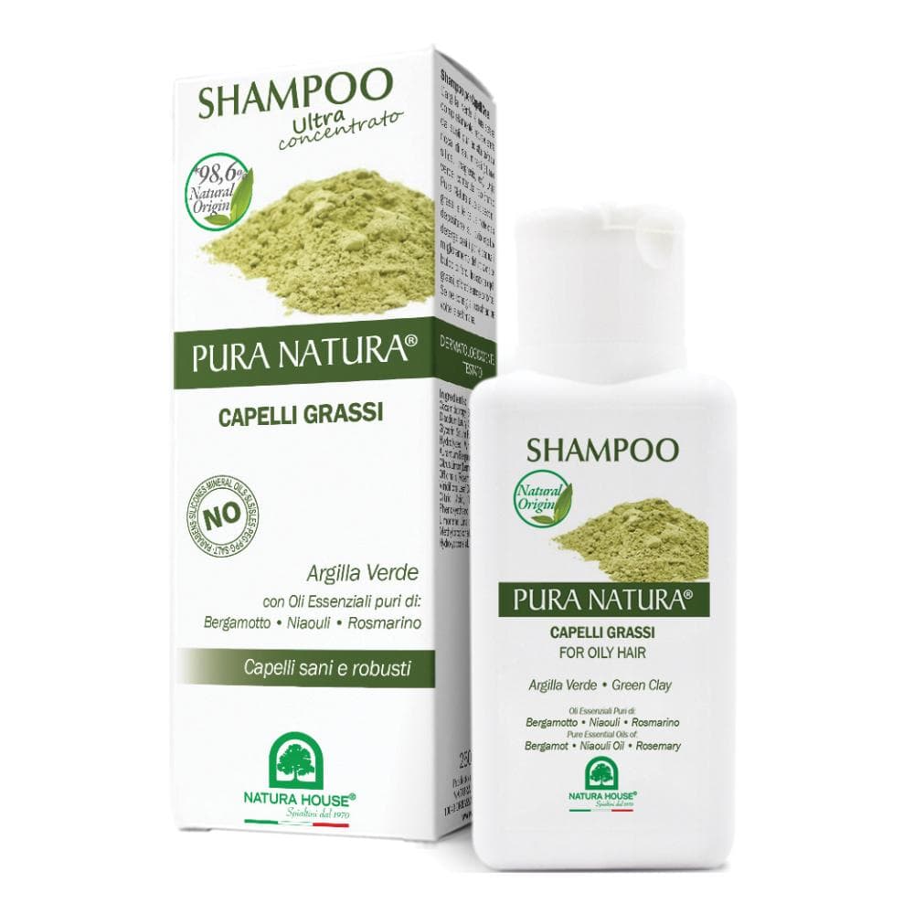 Argilla verde shampoo per capelli grassi 250 ml