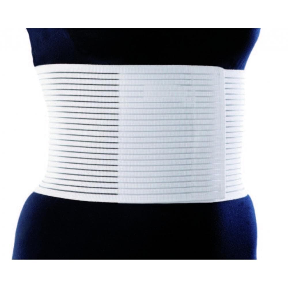 Orione 3016 fascia toracica tessuto millerighe h cm16 bianco l