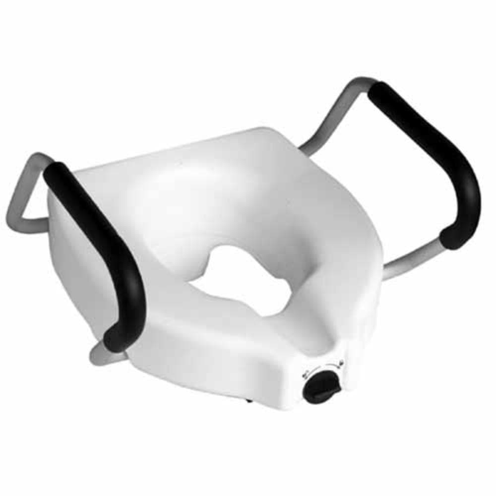 Rialzo wc con braccioli senza coperchio altezza 12,5 cm