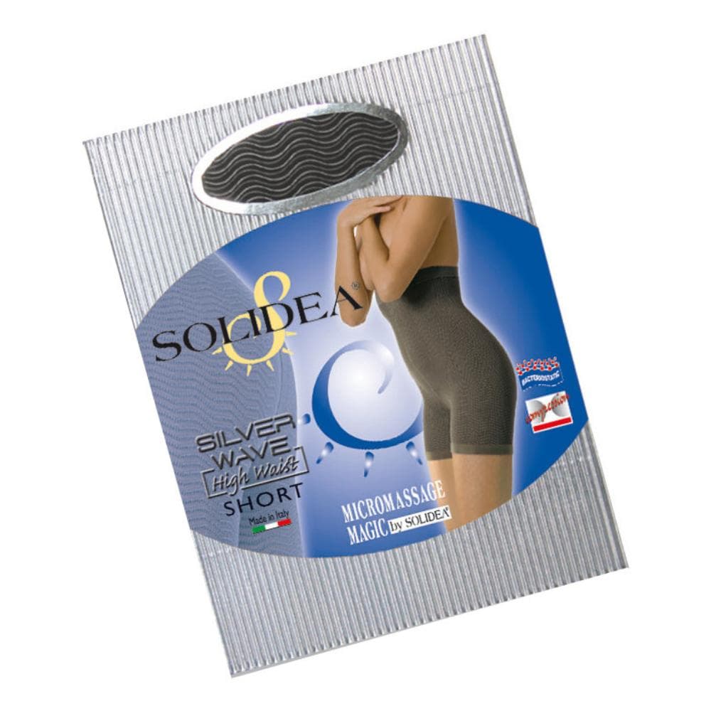 Silver wave short nero l