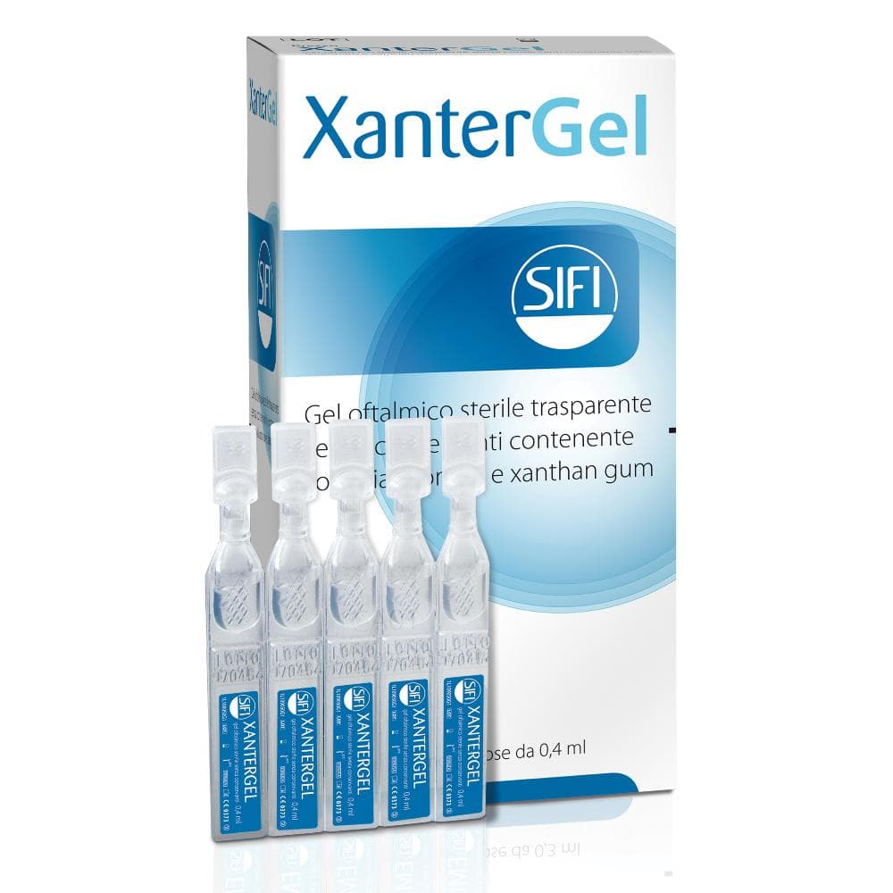 Xantergel gel oftalmico 20 flaconcini monodose 0,4 ml