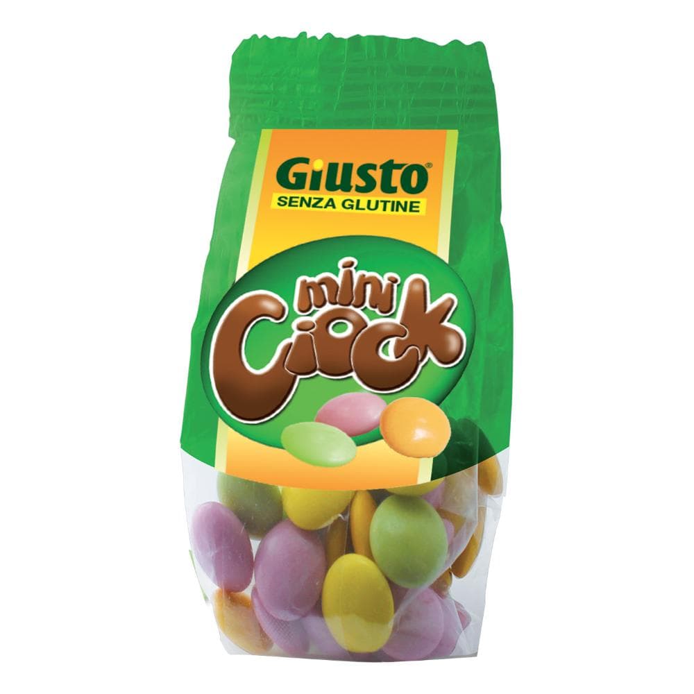 Giusto Mini Ciock Confetti al Cioccolato Senza Glutine